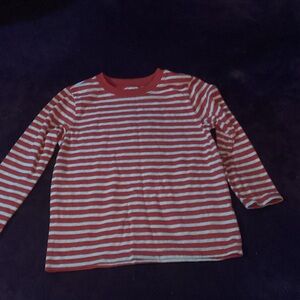 Garanimals Red and White Striped Long Sleeve Tee
